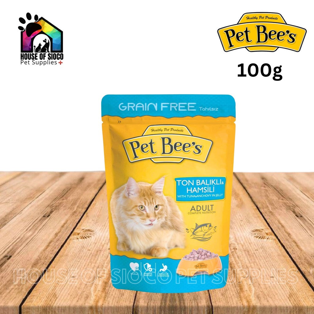 Pet Bee's Wet Cat Food in Pouch (Grain Free) 100g