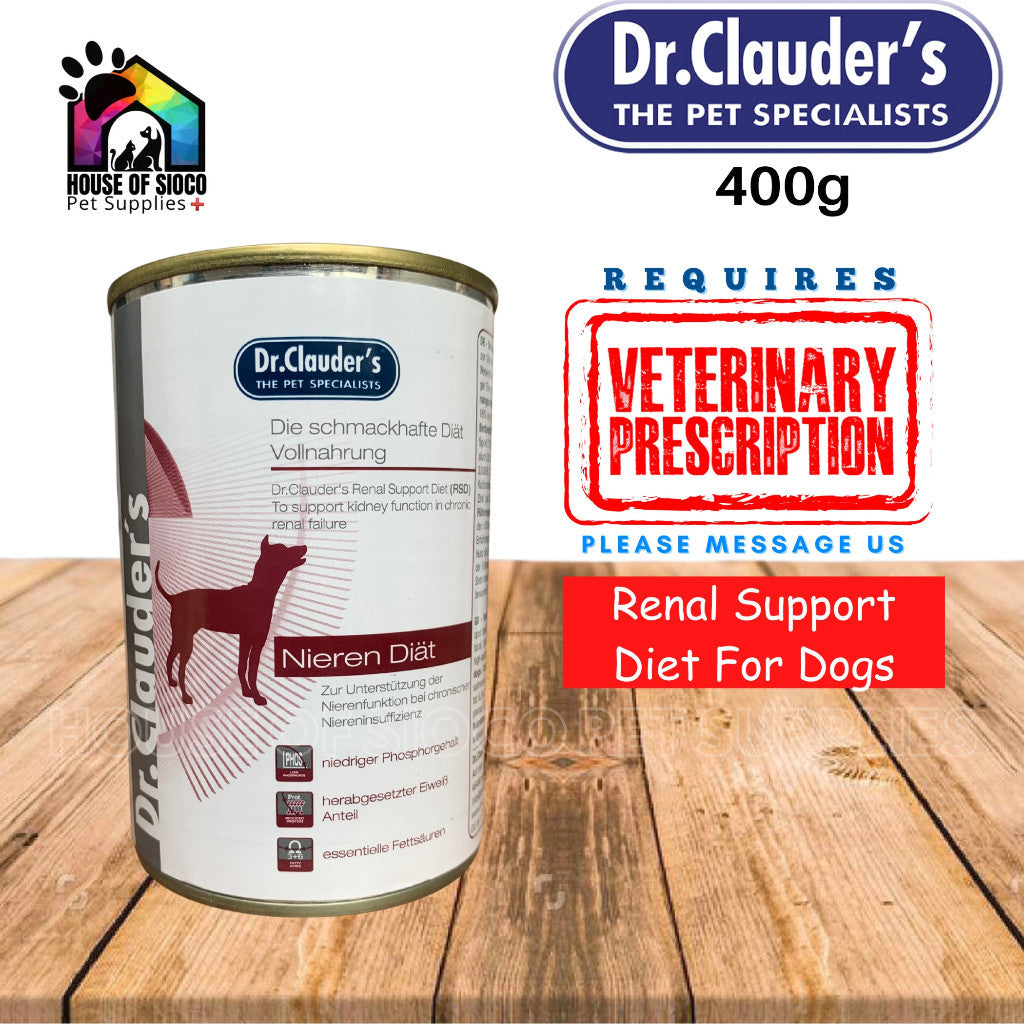 Dr. Clauder's Renal Support Diet Wet Food For Dogs 400g (PRESCRIPTION REQUIRED)