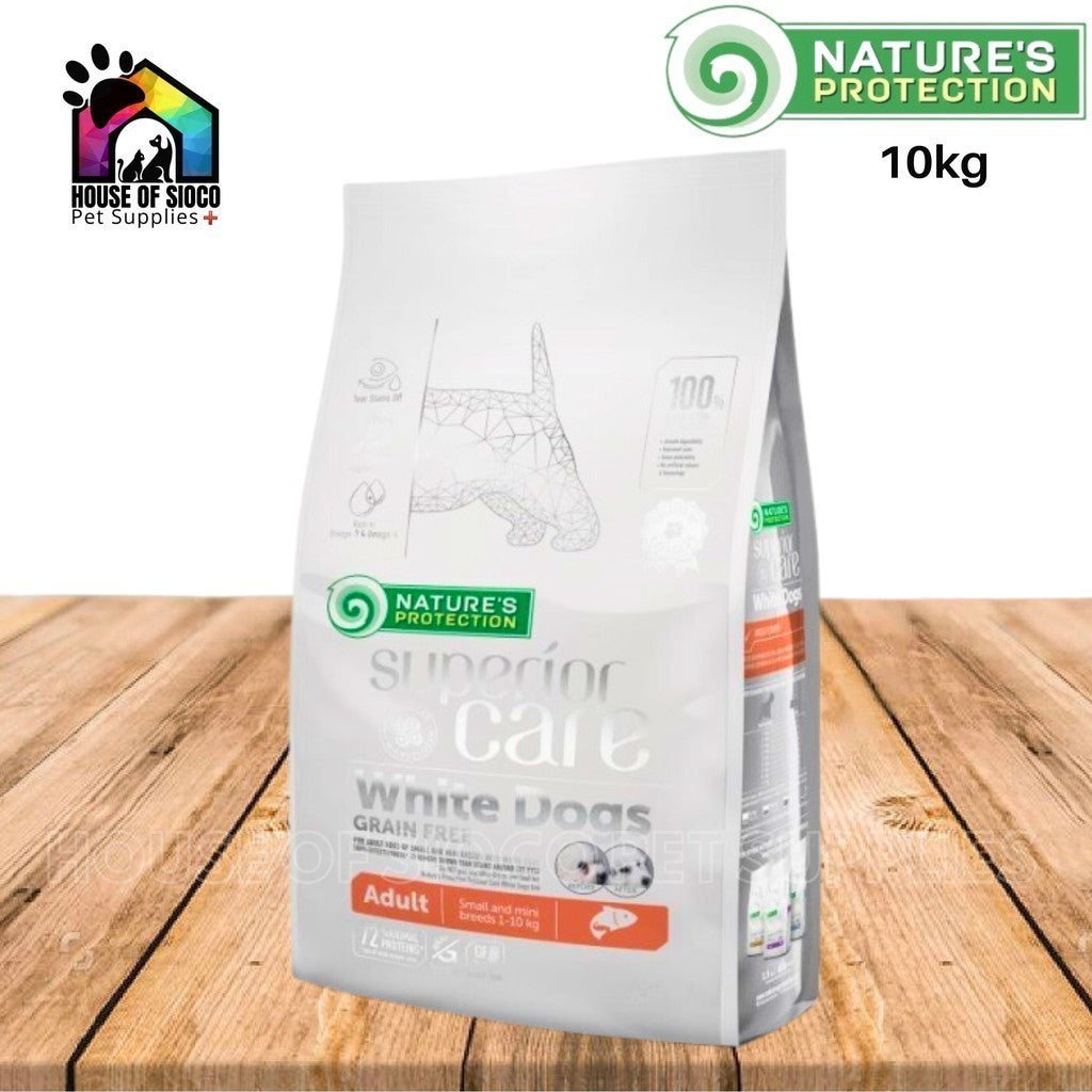 Nature’s Protection Superior Care White Dogs (Grain-Free) Adult Dry Food (Small & Mini Breed) 10kg
