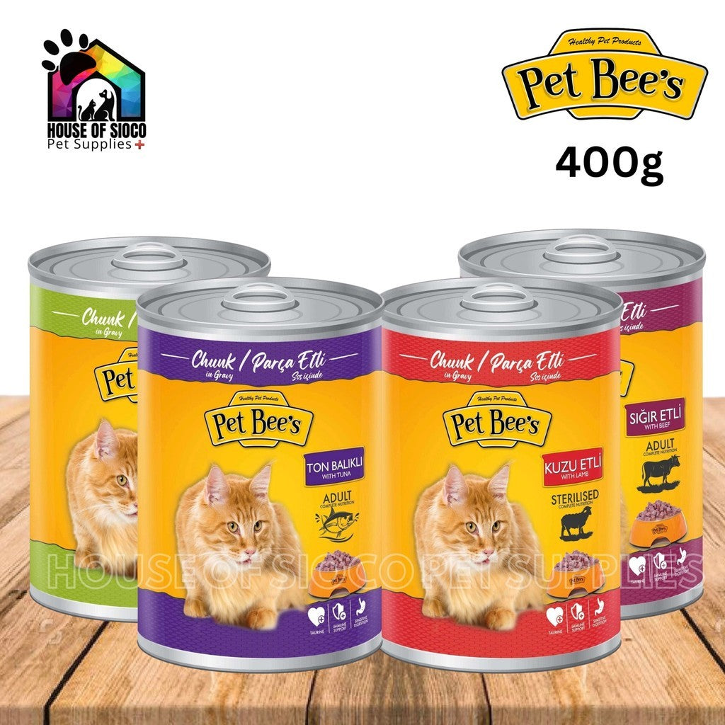 Pet Bee's Chunk in Gravy Wet Cat Food 400g