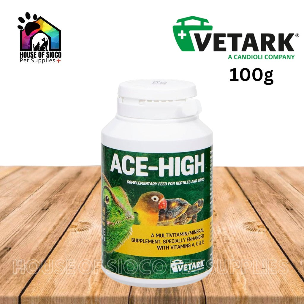 Vetark Ace-High For Reptiles And Birds 100g