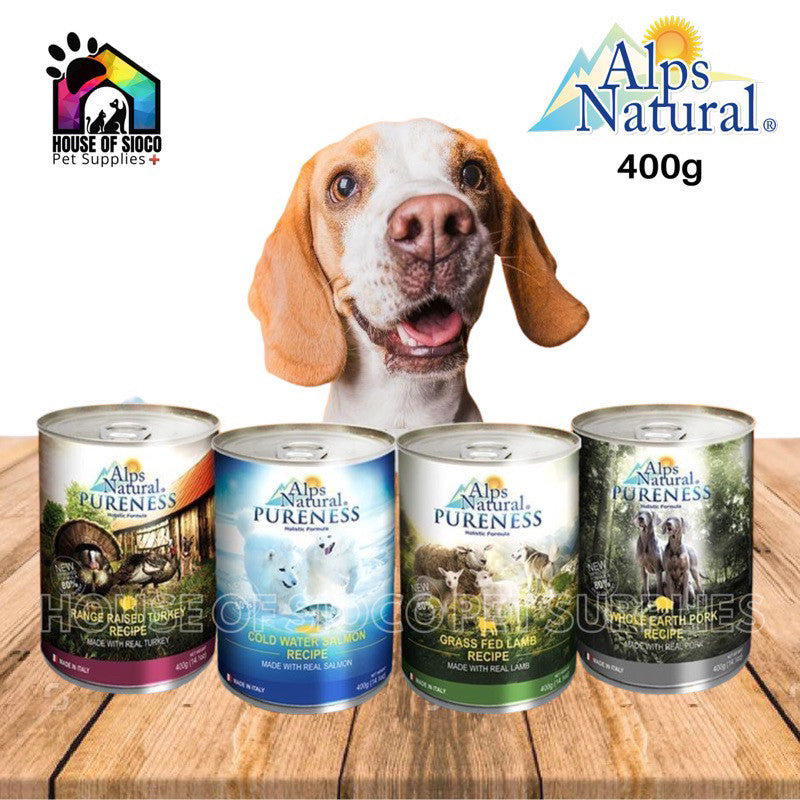 Alps Natural Pureness Wet Dog Food For Adult & Puppy 400g