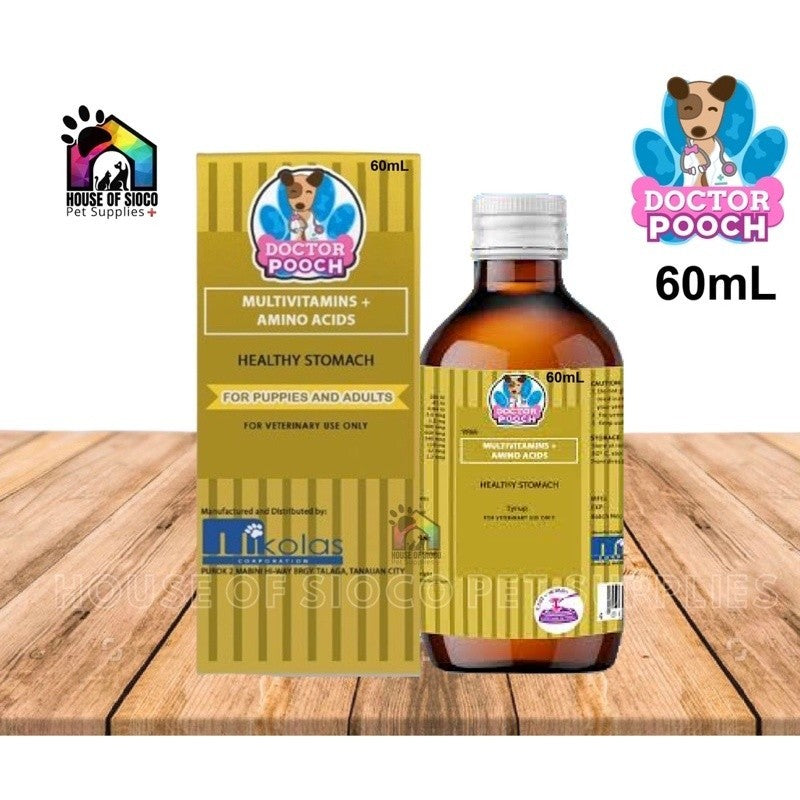 Doctor Pooch Healthy Stomach Multivitamins For Pets 60ml-120ml