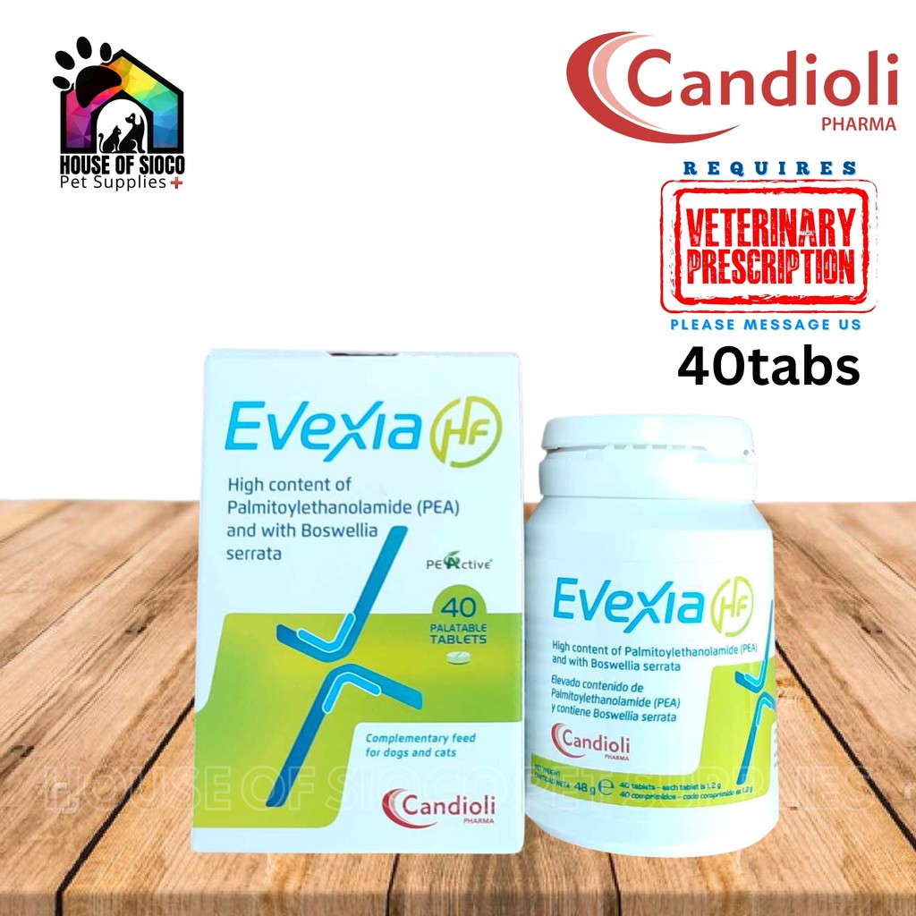 Candioli Evexia HF Tablet For Pets 40Tabs/Box (PRESCRIPTION REQUIRED)