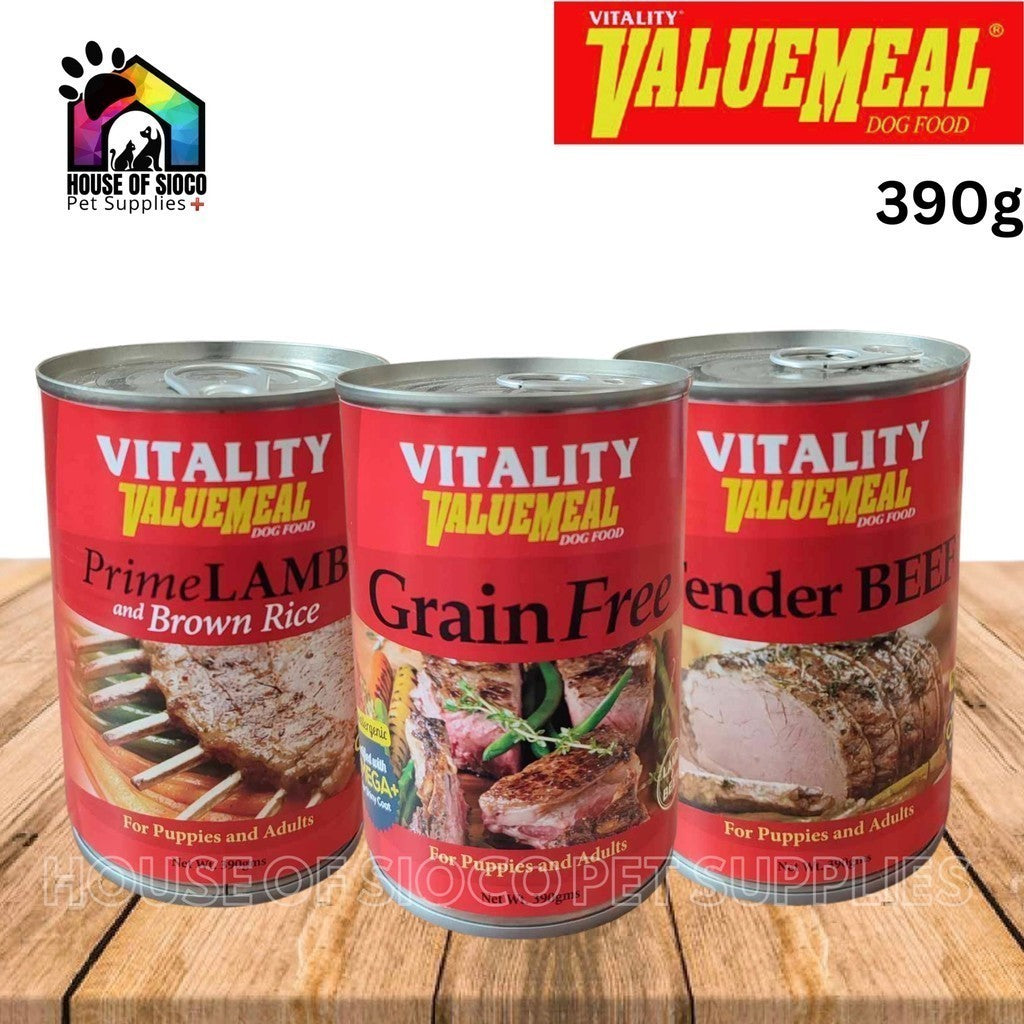 Vitality ValueMeal Wet Dog Food 390g
