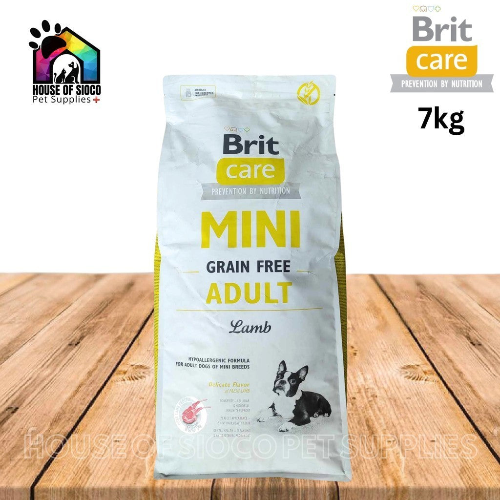 Brit Care Mini Grain-Free Adult Dry Dog Food (Lamb) 7kg
