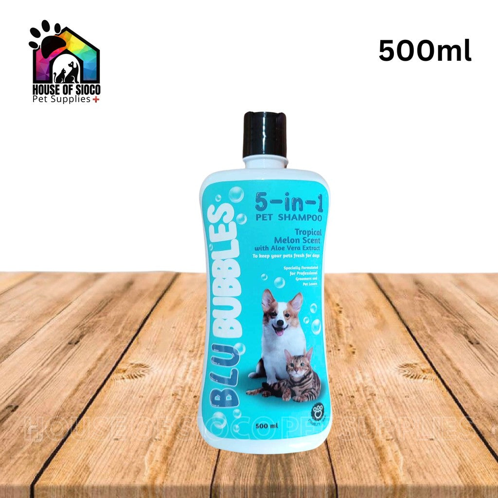 Blu Bubbles 5-in-1 Pet Shampoo 500ml