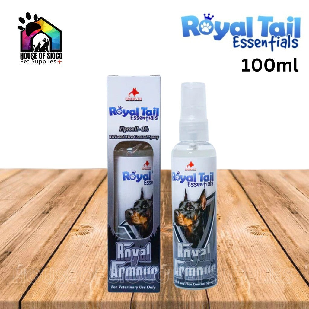 Royal Tail Essentials Royal Armour Tick and Flea Control Spray 100ml