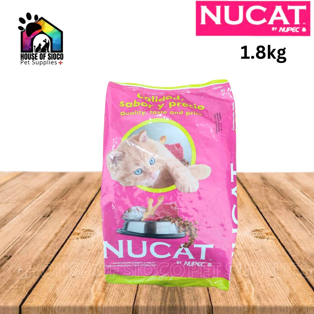 Nucat Adult Dry Cat Food 1.8kg