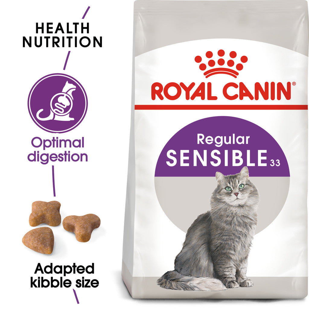 Royal Canin Sensible 33 (400g) Adult Dry Cat Food - Feline Health Nutrition