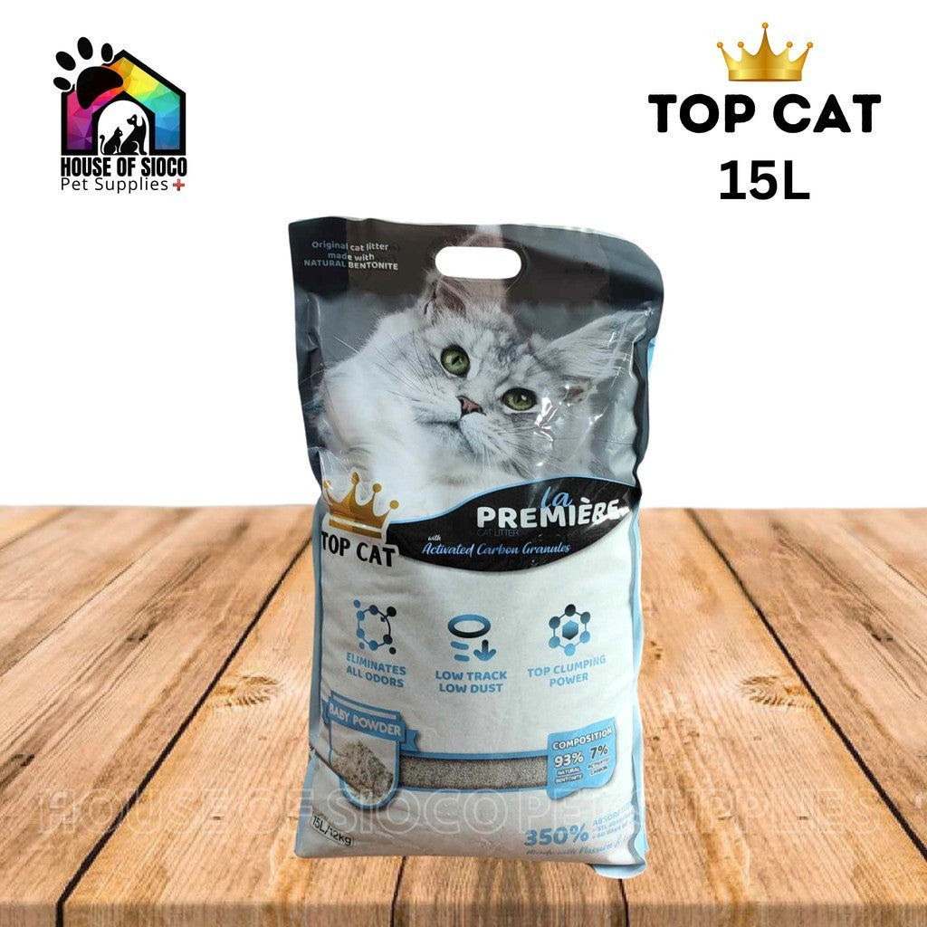 Top Cat La Premiere Cat Litter 15L