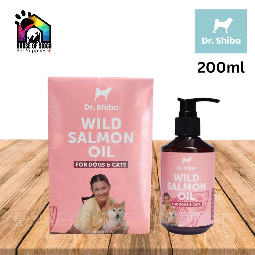 Dr. Shiba Wild Salmon Oil For Dogs & Cats 200ml