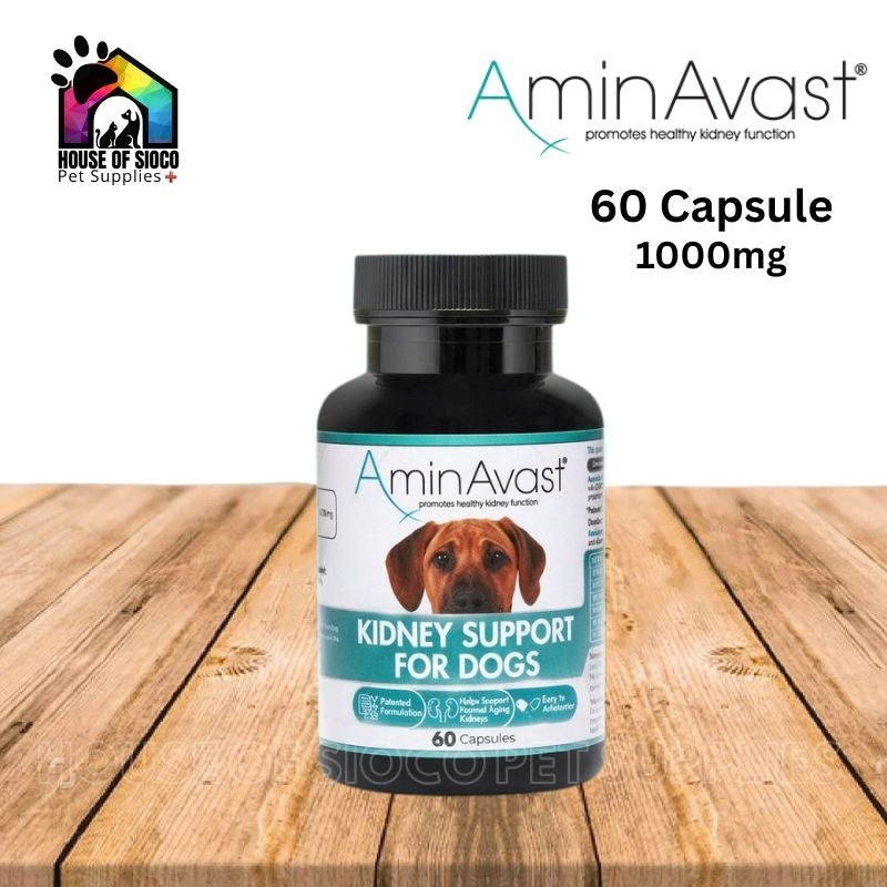 AminAvast Kidney Support For Dogs 1000mg 60Caps/Bottle (PRESCRIPTION REQUIRED)