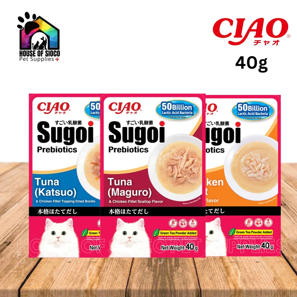 Ciao Sugoi Prebiotics Cat Soup In Pouch 40g