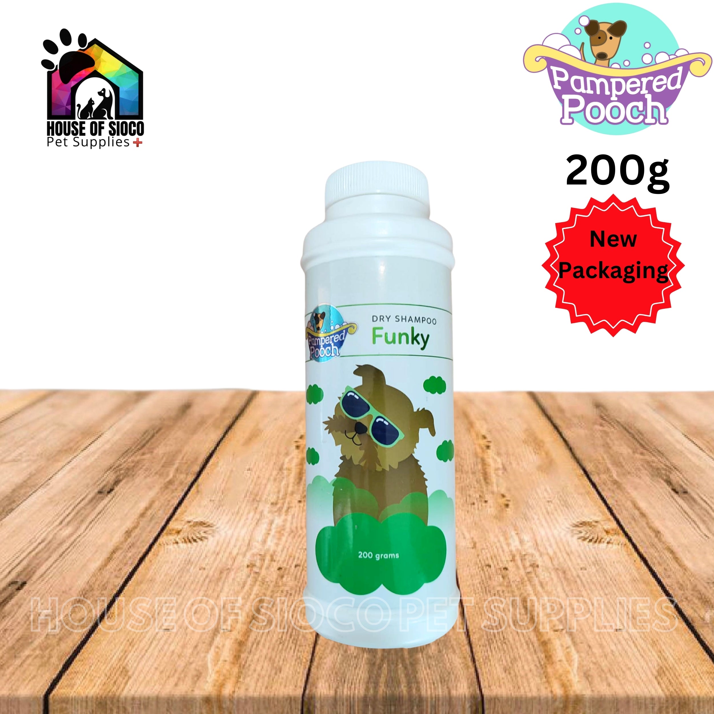 Pampered Pooch Dry Shampoo For Pets 200g